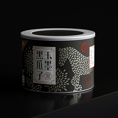 玉墨黑瓜子包裝設(shè)計(jì)